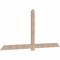 Ekena Millwork Eugene Smooth Timber Gable Bracket, Douglas Fir, 108"W x 49"H x 1 1/2"D x 5 1/2"F, 11/12 Pitch GBW108X49X0206EUG00SDF - alternate 5